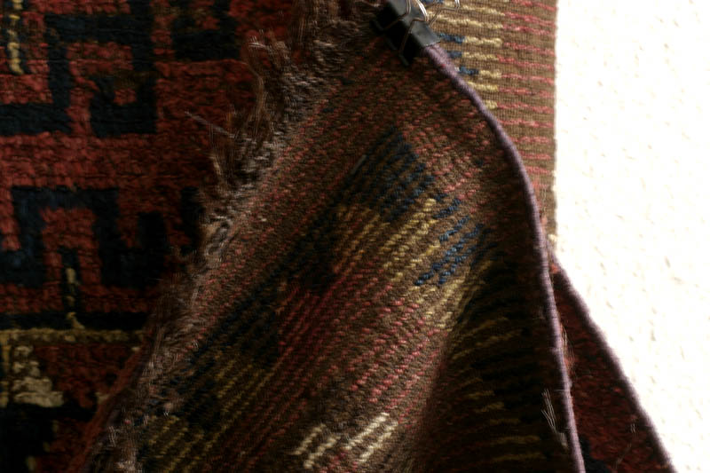 Uzbek Julkhyr (sleeping rug) around 1900 - view of back side