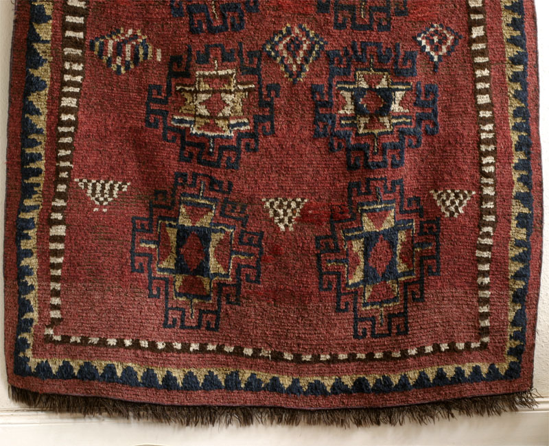 Uzbek Julkhyr (sleeping rug) around 1900 - bottom half