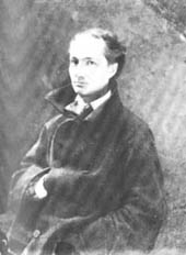 Baudelaire photographed by Nadar