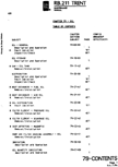 [Manual contents page showing structural inconsistencies of ATA numbering]